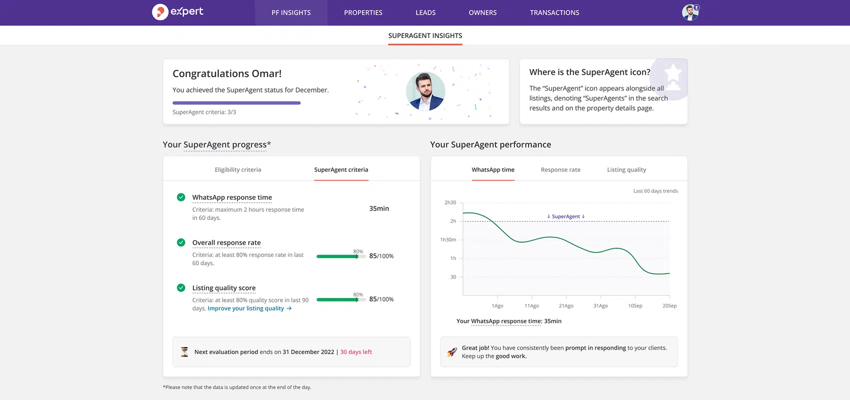 Introducing new SuperAgent Insights only on PF Expert